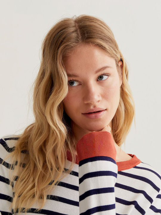 MAGLIA RIGHE BIANCO NERO COMPANIA FANTASTICA