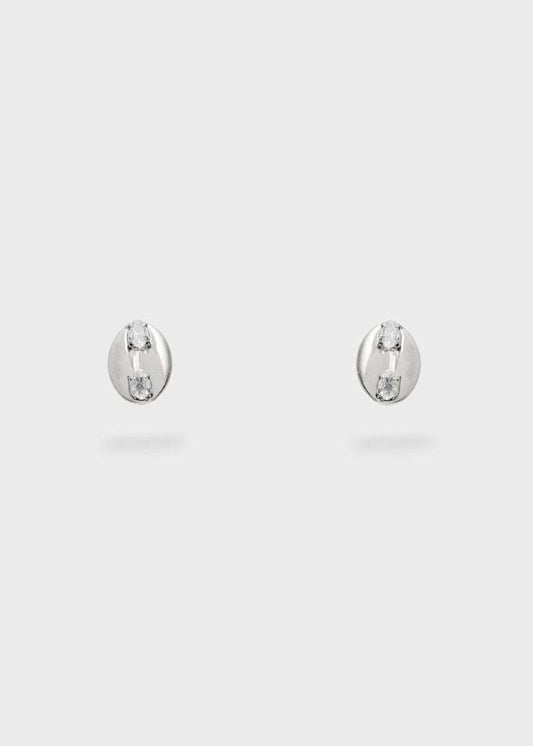 ORECCHINI BUTTONS A LOBO CON PIETRE ARGENTO NALÍ