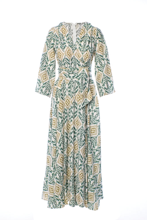 ABITO LUNGO TRIBE Green ANONYME DESIGNERS