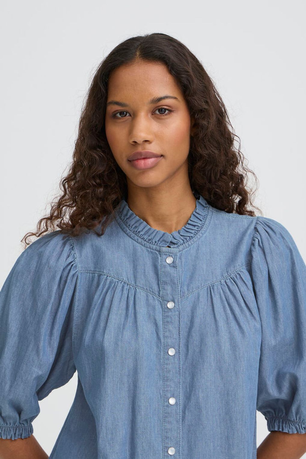 CAMICIA CHAMBRAY MEZZA MANICA IHANCEY SH ICHI