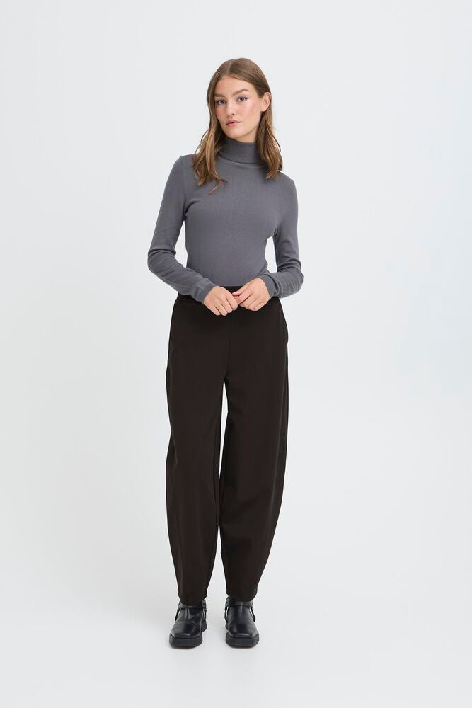 PANTALONE IHKATE BARREL BLACK ICHI