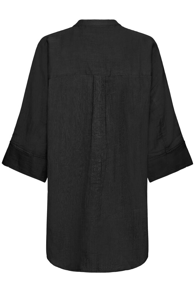 CAMICIA IAFOXA MANICA 3/4 BLACK ICHI