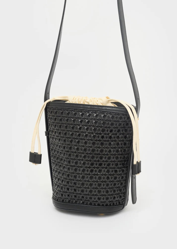 BORSA BILBAO SECCHIELLO INTRECCIATO NERO NALÌ