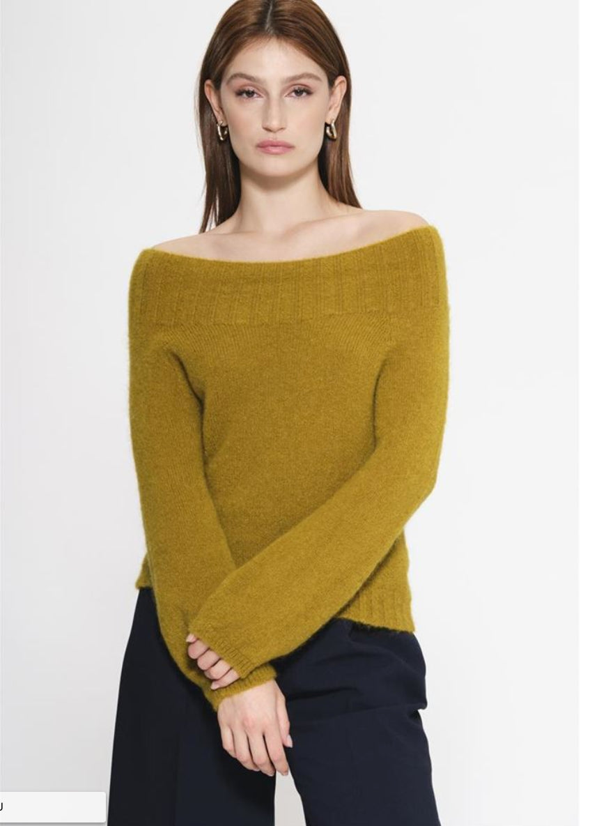 MAGLIA SCOLLA BARCA STRECH KAOS JEANS