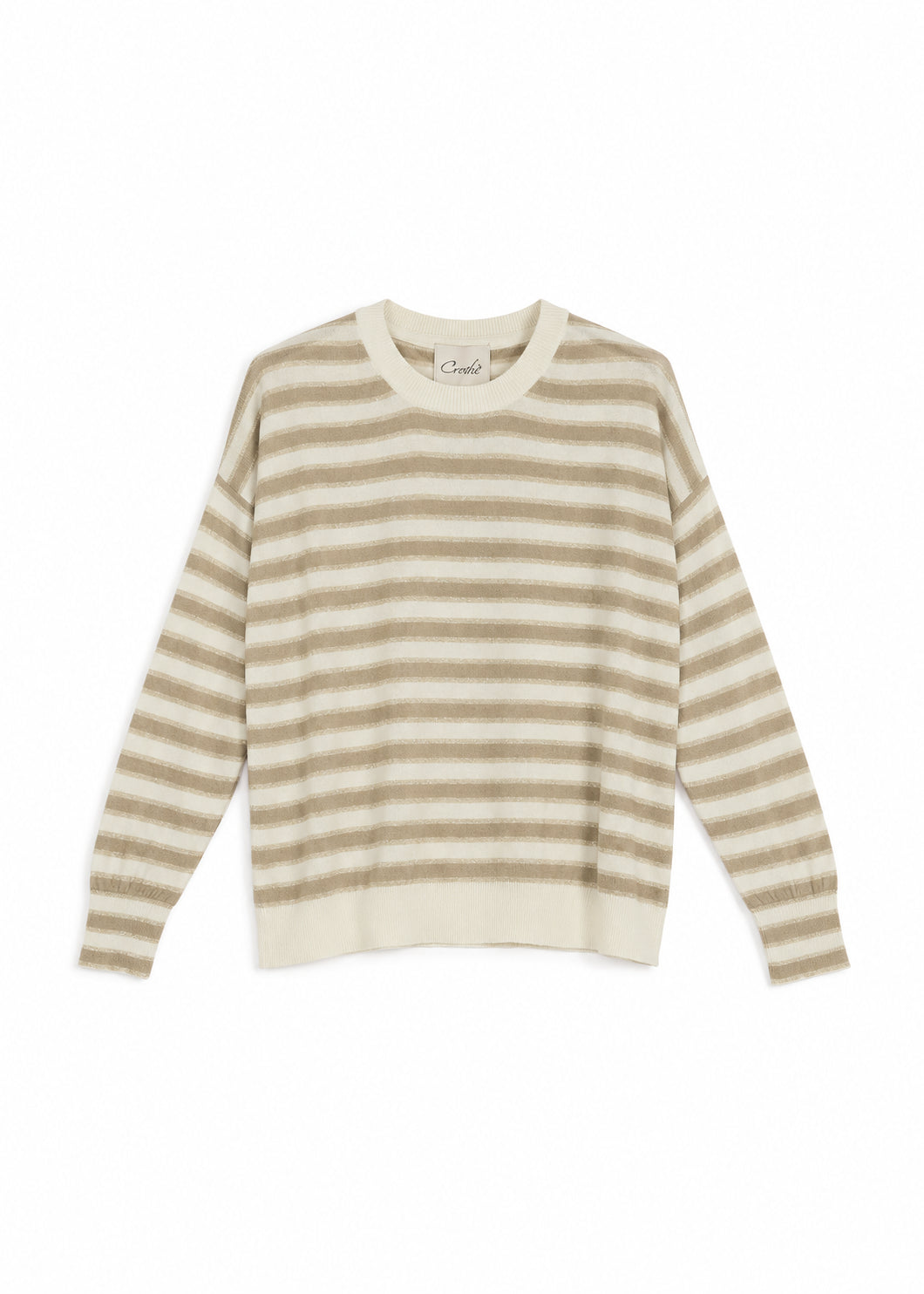 PARICOLLO COTONE CASHMERE RIGA PANNA CROCHÈ