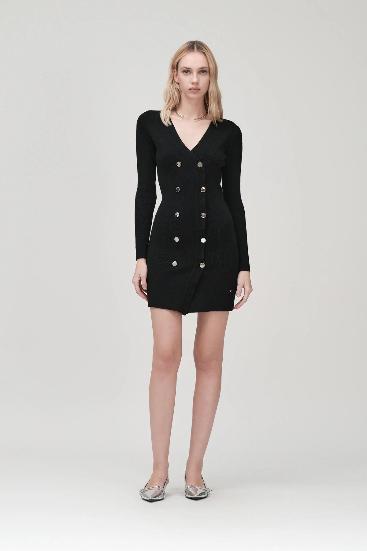 ABITO IN MAGLIA DOPPIOPETTO WHITE WISE