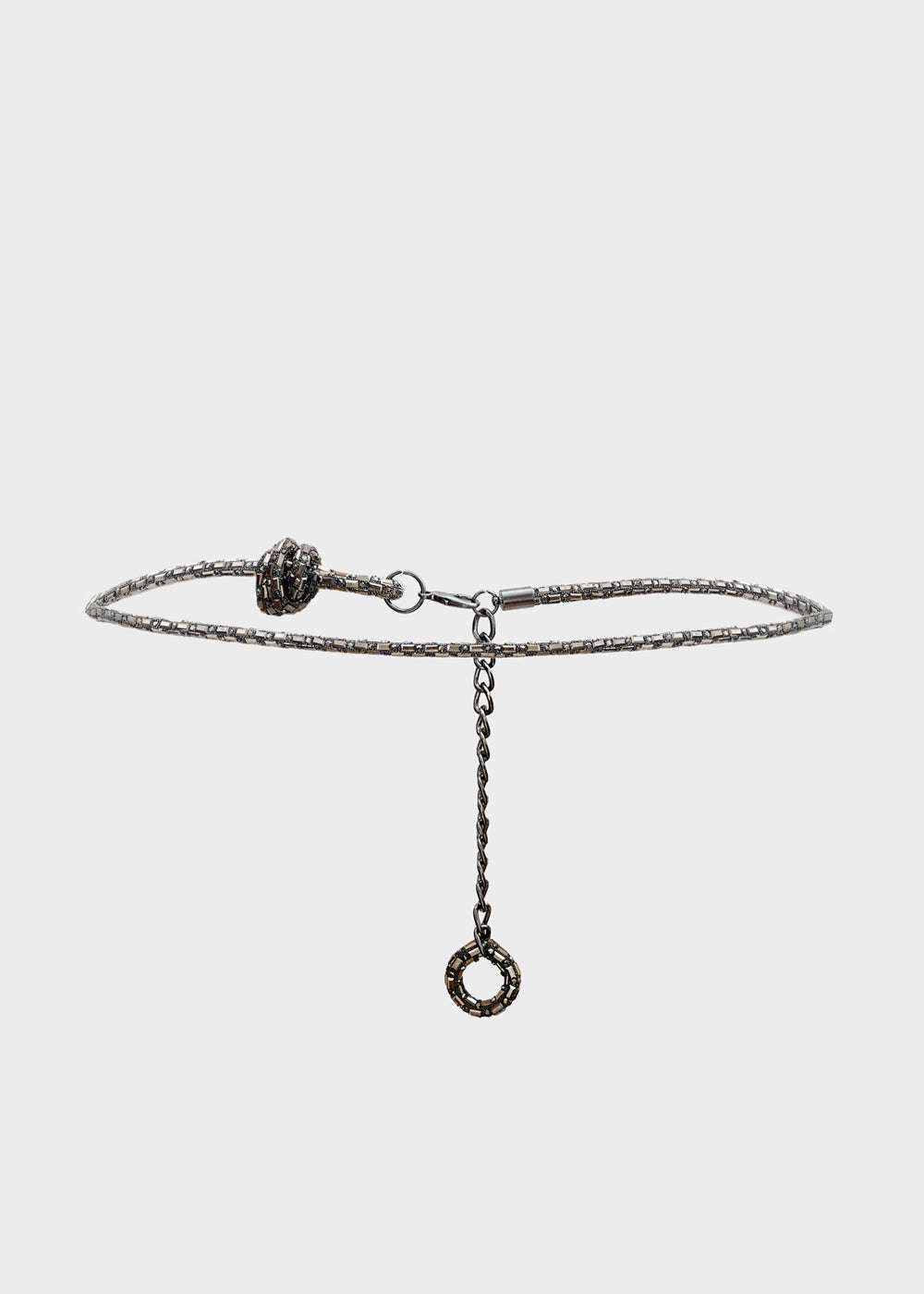 CINTURA IRIS REGOLABILE PIETRE EMATITE NALÌ