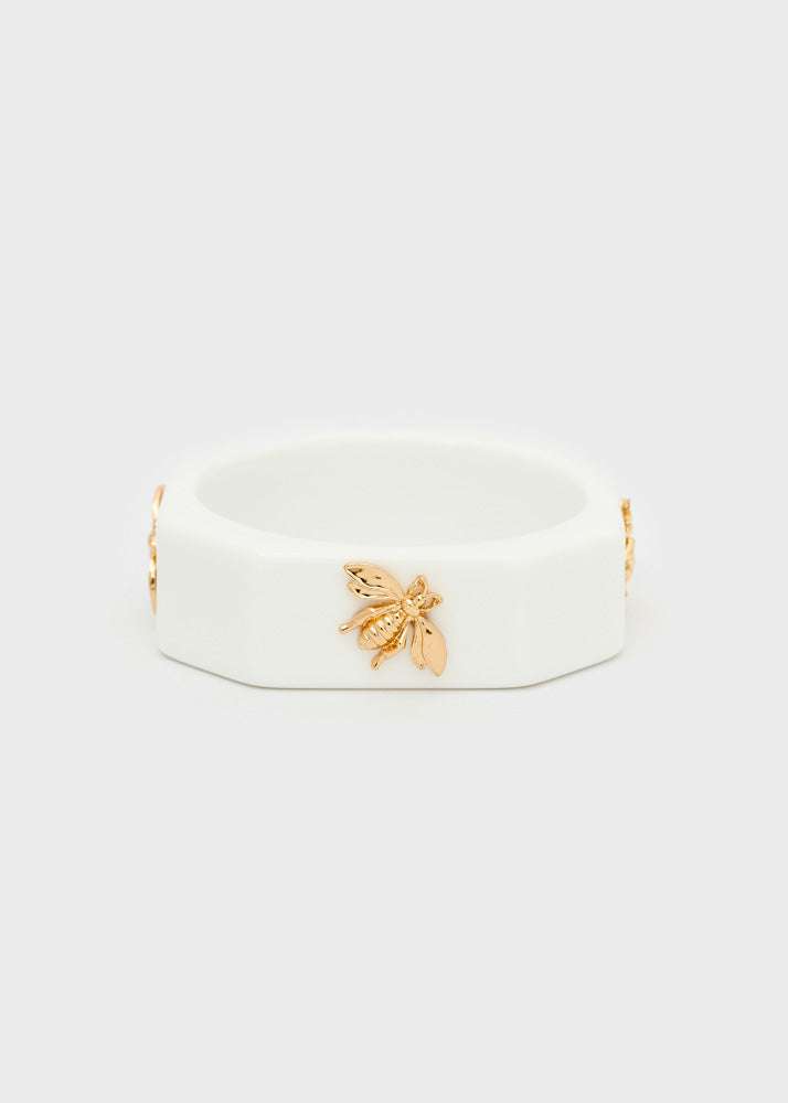 BRACCIALE BEE RIGIDO OFFWHITE NALÍ