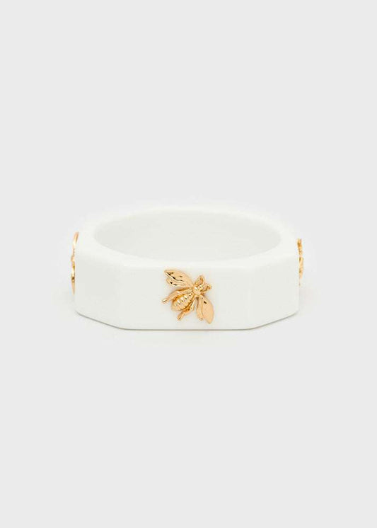 BRACCIALE BEE RIGIDO OFFWHITE NALÍ