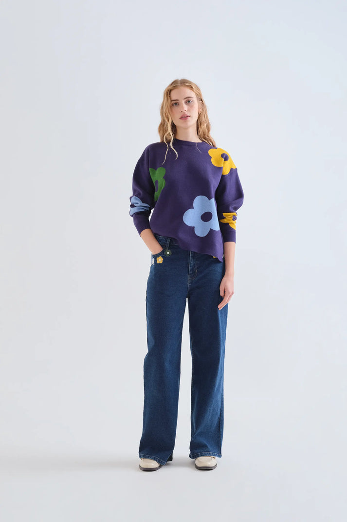 MAGLIA GIROCOLLO JACQUARD EUPHORIA 63C/10212 COMPANIA FANTASTICA