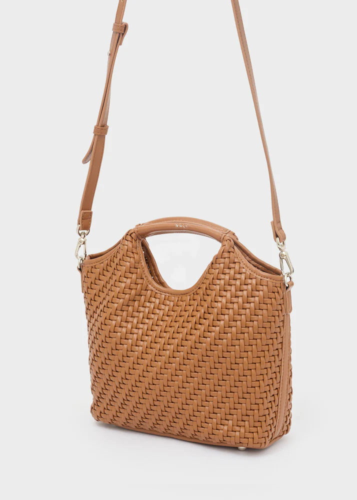 BORSA CAMBRIDGE A MANO+TRACOLLA MARRONE NALÌ