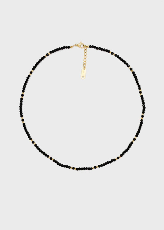 COLLANA MARY PERLINE NERO/ORO NALÌ