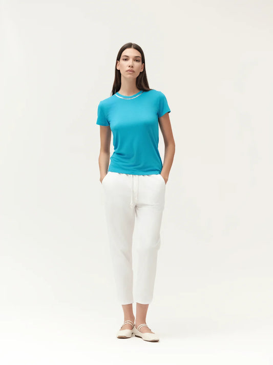 PANTALONE GABARDINA WHITE WISE