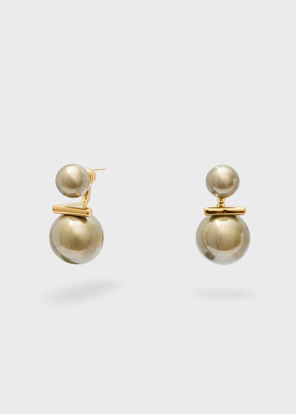 ORECCHINI RITA 2PERLE ACC.INO. GRIGIO NALÍ