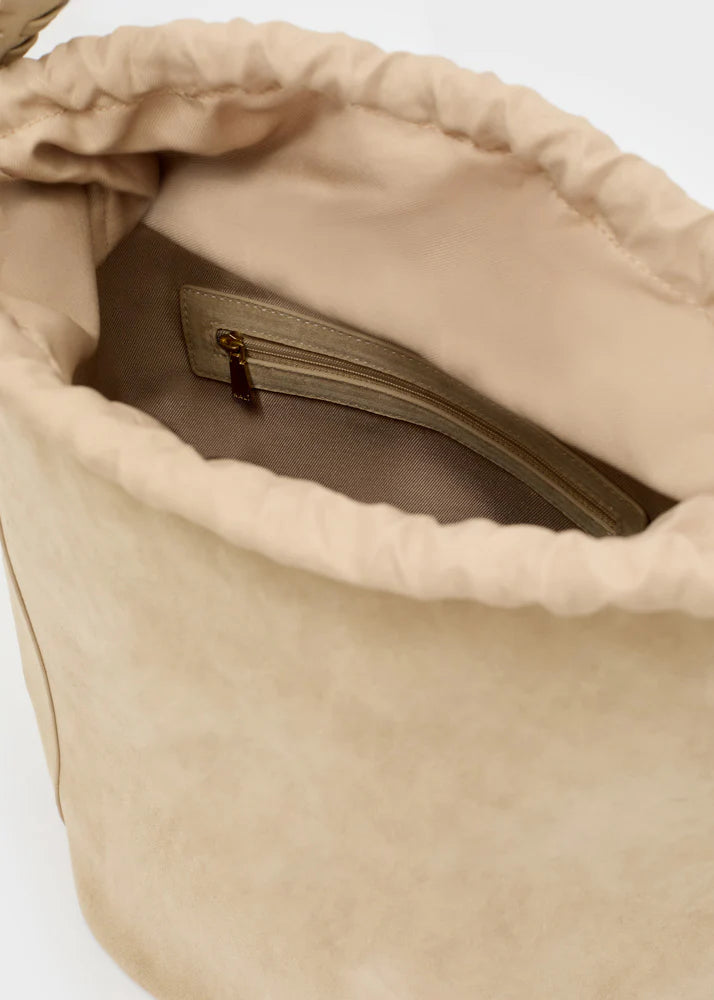 BORSA MELANIE SECCHIELLO A SPALLA GESSO NALÌ