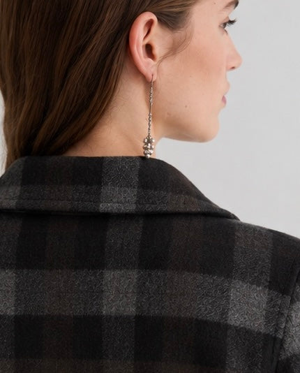 CAPPOTTO CORTO CHECK 45603-413 YERSE