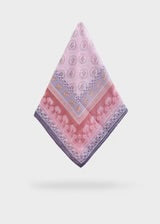 FOULARD FANTASIA ELEFANTI VIOLA/LILLA NALÍ
