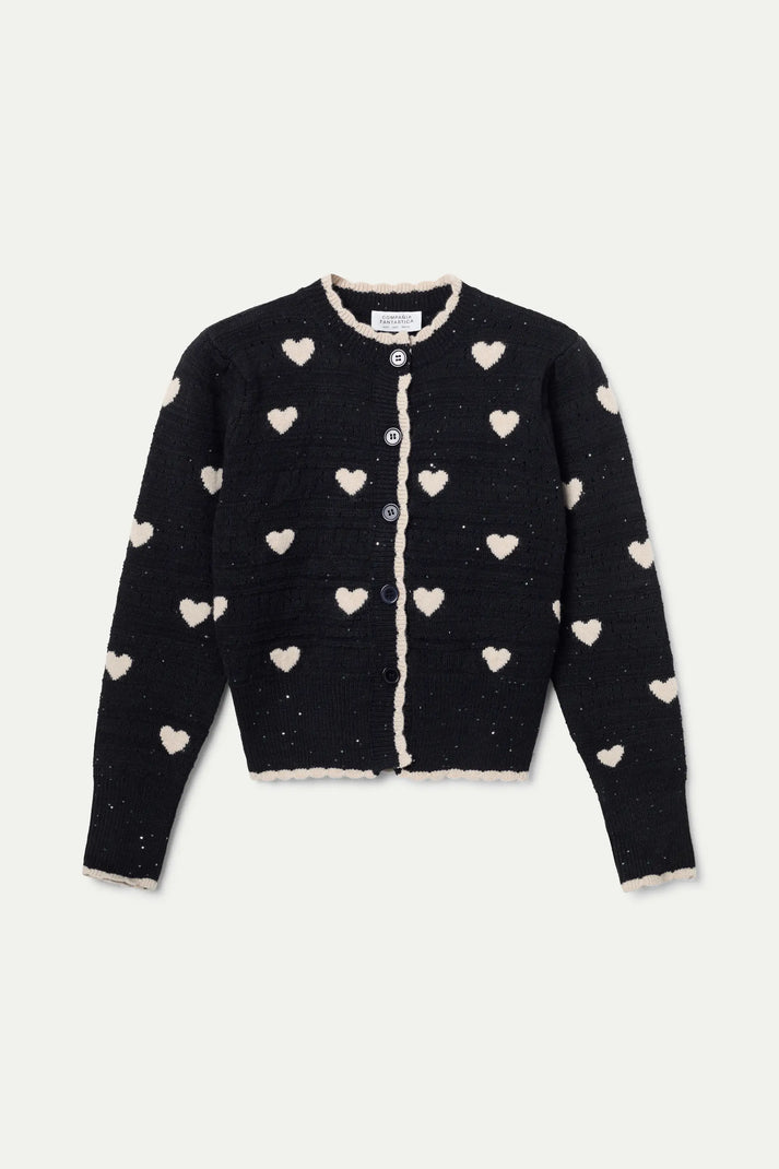 CARDIGAN STAMPA WHITE HEART COMPANIA FANTASTICA