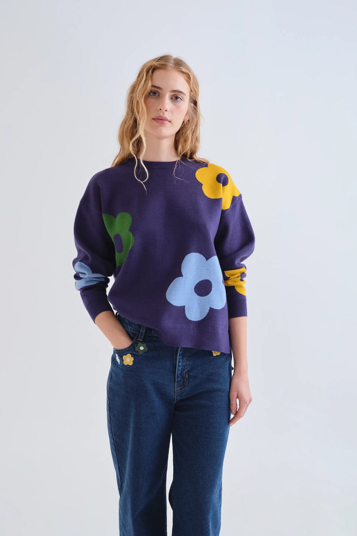 MAGLIA GIROCOLLO JACQUARD EUPHORIA 63C/10212 COMPANIA FANTASTICA