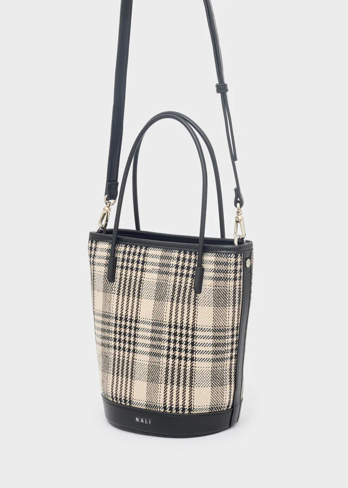 BORSA KASIA BUCKET A MANO NERO NALÌ
