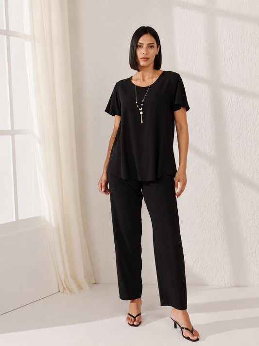 Blusa  Morbida Maniche Corte LIZALÙ