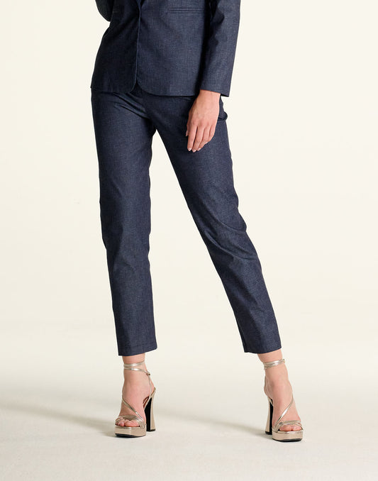 PANTALONE CHAMBRAY CROCHÈ