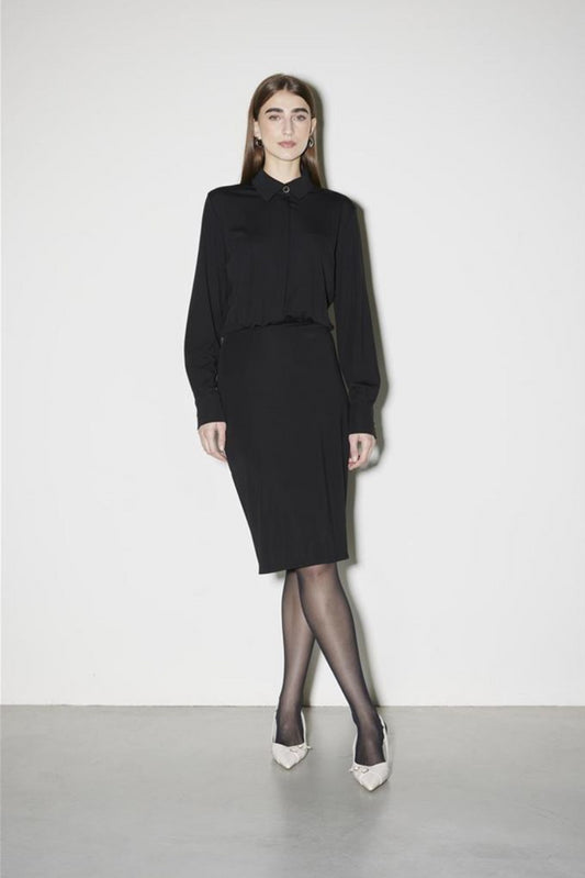 ABITO MIDI RI1MA001-0001 NERO KAOS