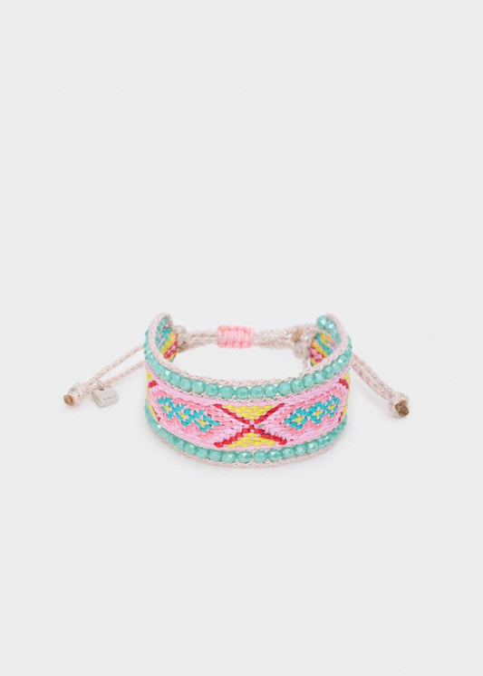 BRACCIALE ATLAS INTRECCIATO ROSA NALÌ