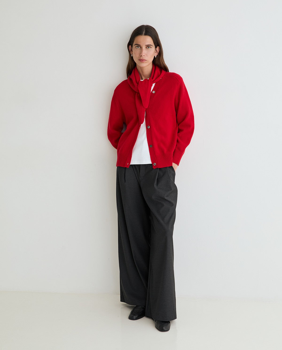 PANTALONE A PALAZZO ANTRACITE  45813-36  YERSE