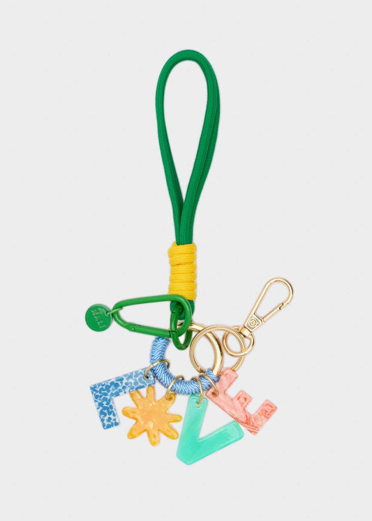 CHARM/PORTACHIAVI LOVE RESINA MULTICOLOR NALÌ