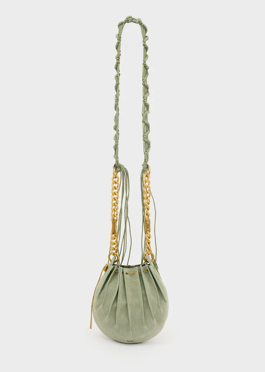 BORSA EVISSA SMALL + TRACOLLA VERDE NALÌ
