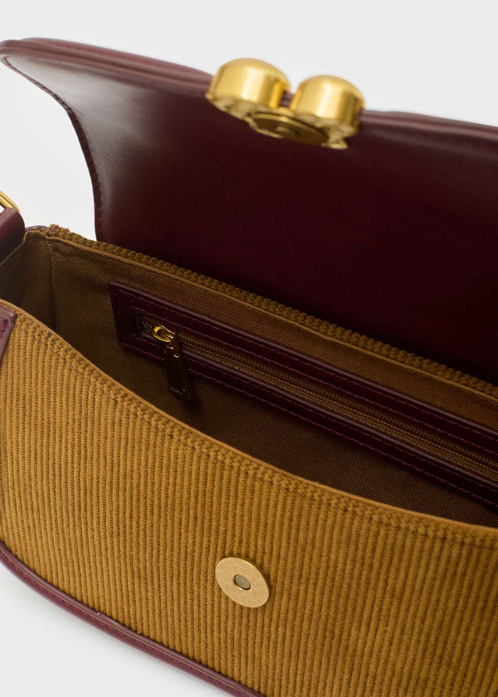 BORSA BOBBY A SPALLA VELLUTO OCRA NALÌ