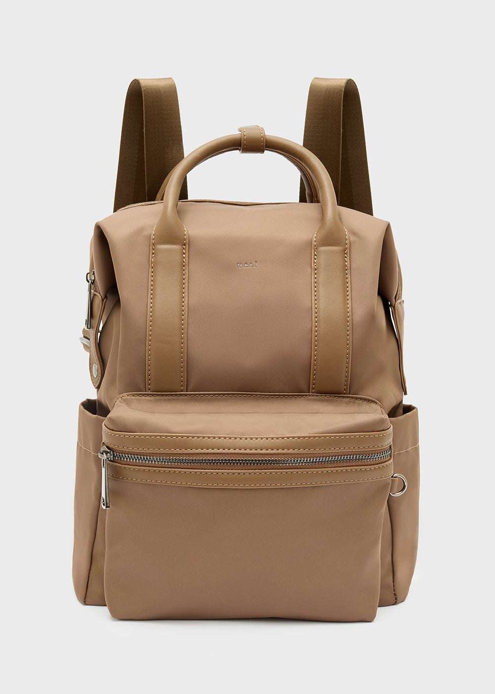 ZAINO KHAILA NEW NYLON MARRONE NALÌ