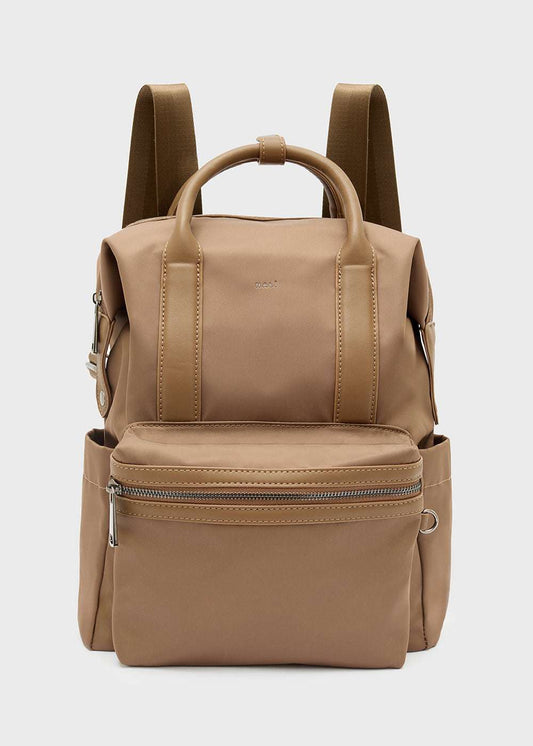 ZAINO KHAILA NEW NYLON MARRONE NALÌ