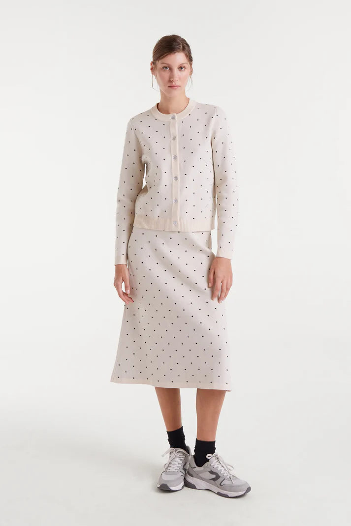 CARDIGAN MINI POIS NERI COMPANIA FANTASTICA