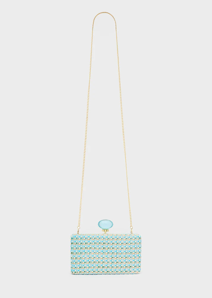 CLUTCH ALBA CHIUSURA CON PIETRE CELESTE NALÌ