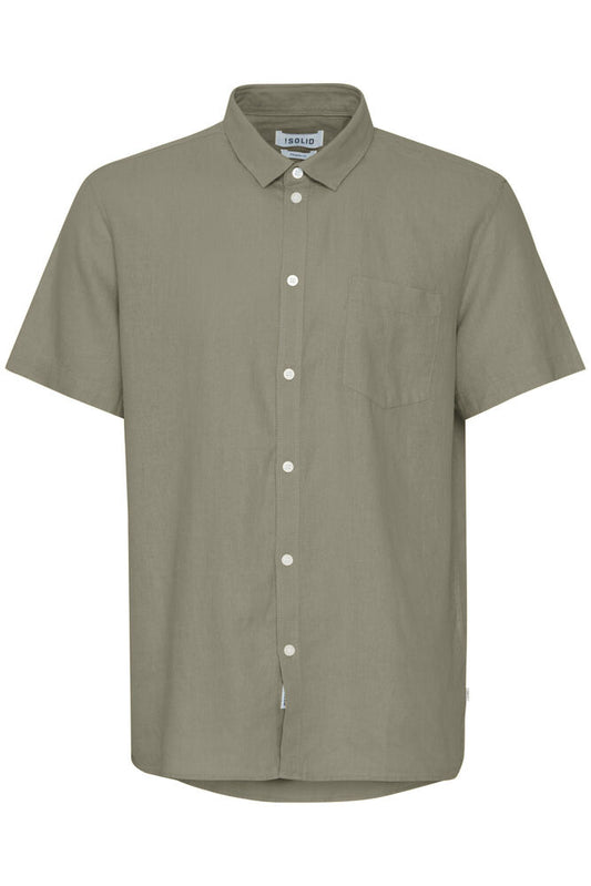 Camicia SDALLAN LAUREL GREEN MANICA CORTA SOLID