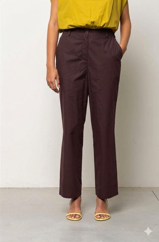 Pantalone in Popeline di Cotone Stretch – Kaos Jeans