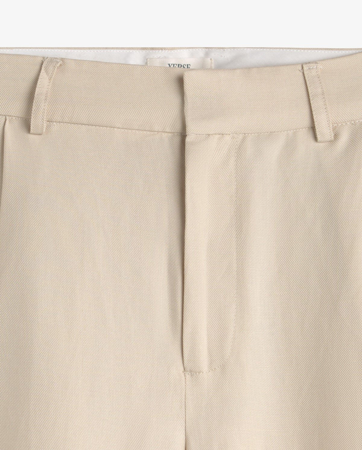 PANTALONE PALAZZO MISTO LINO ECRU YERSE