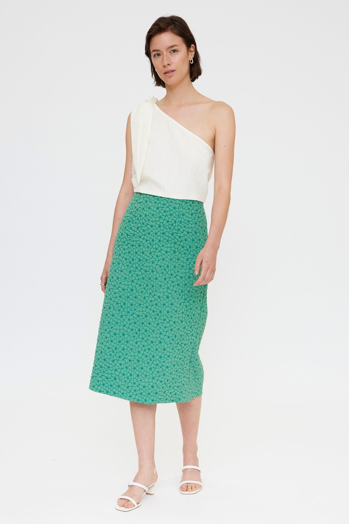 TOP BIANCO ASIMMETRICO COMPANIA FANTATICA