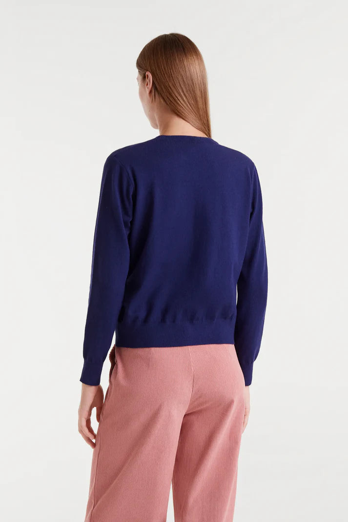 MAGLIA BLU CUORE ROSA COMPANIA FANTASTICA