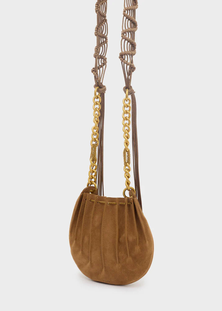 BORSA EVISSA SMALL + TRACOLLA MARRONE NALÌ