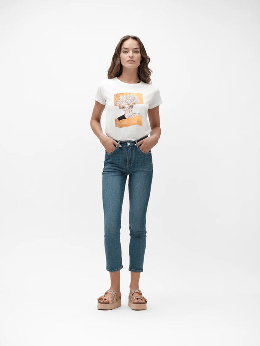 OFELIA JEANS WHITE WISE