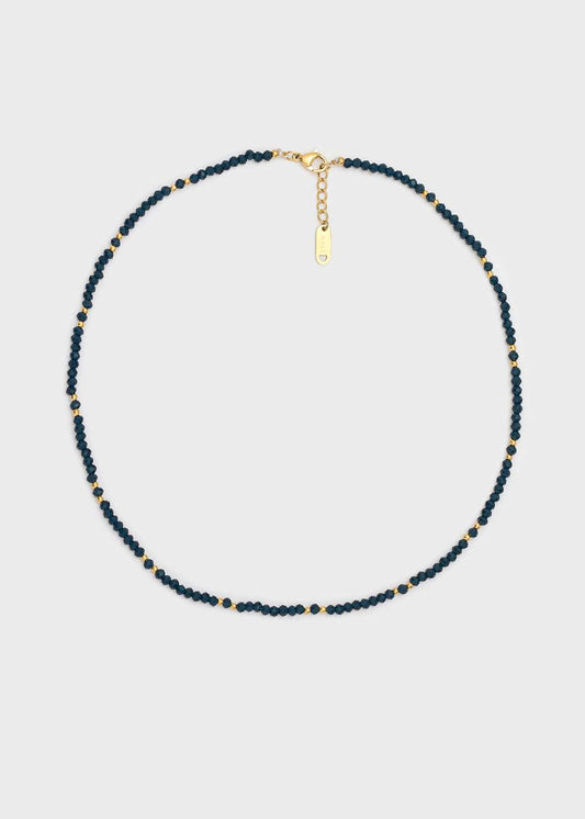 COLLANA MARY PERLINE PETROLIO/ORO NALÍ