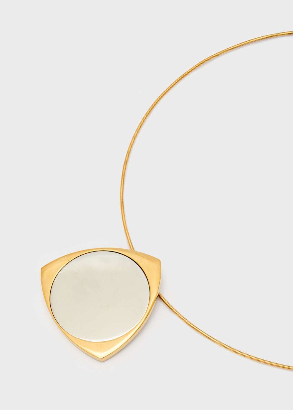 COLLANA RIGIDA TRIANGOL ACC.INO.PLA.ORO 18 NALÍ