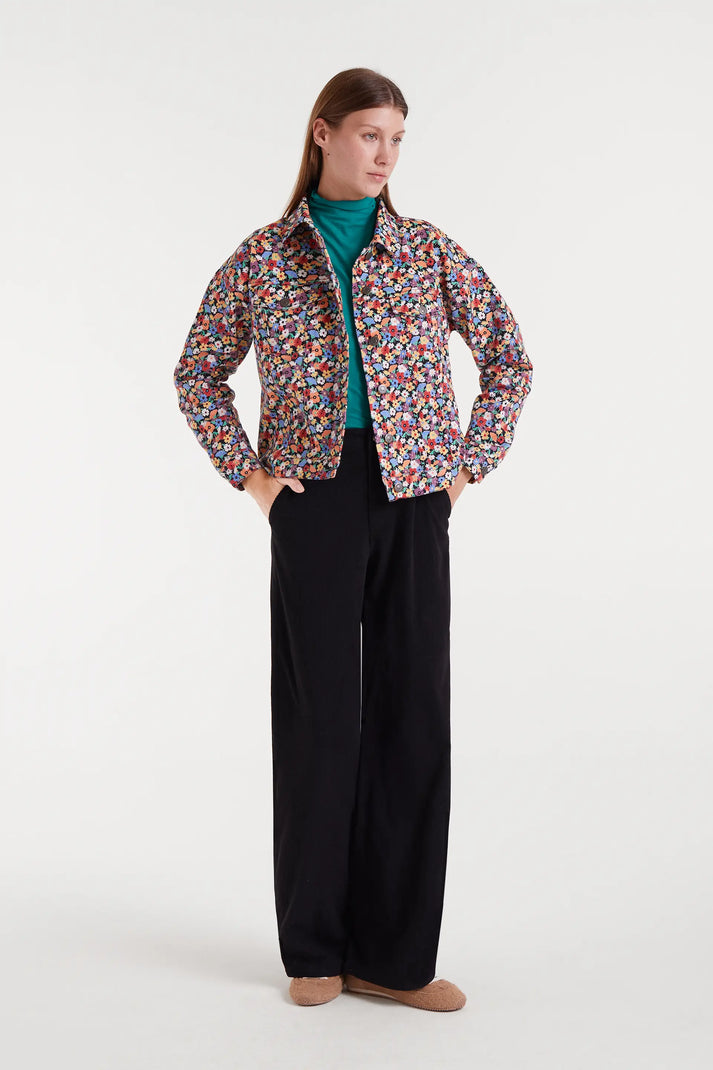 PANTALONE  VELLUTO A COSTE NERO COMPANIA FANTASTICA