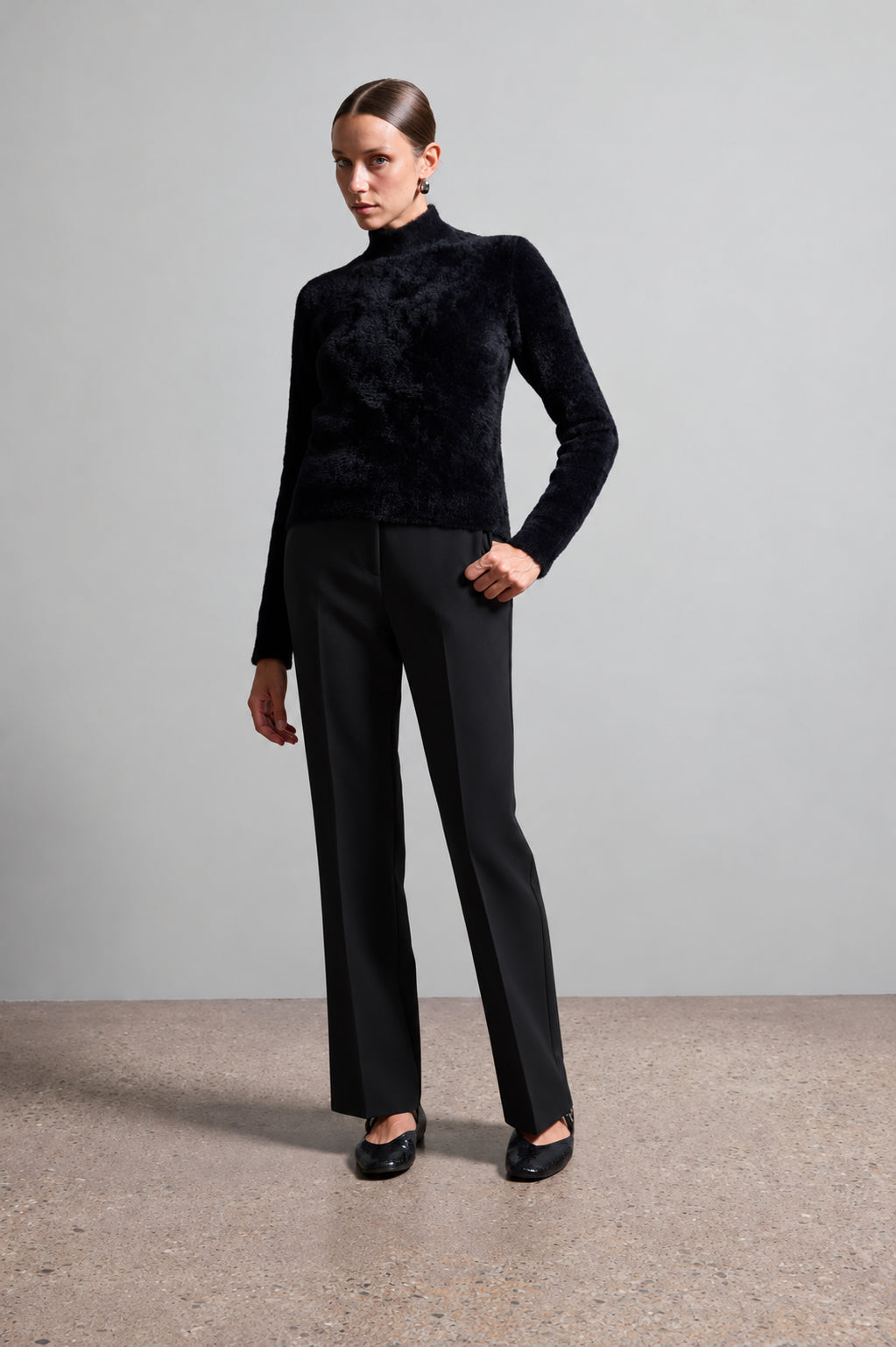 PANTALONI LINEA SLIM NERO KAOS JEANS