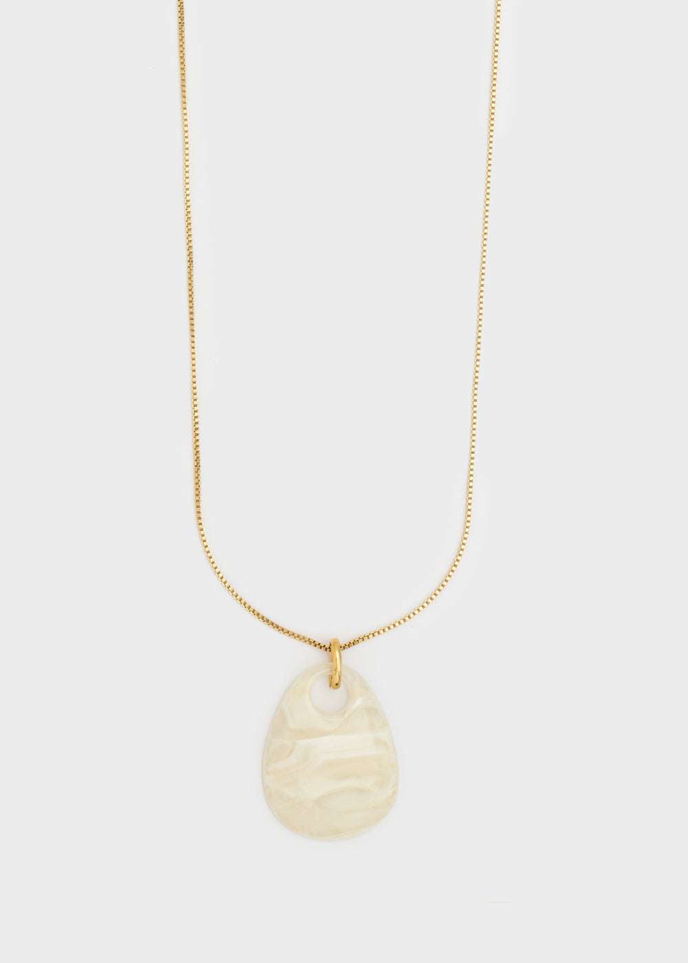 COLLANA ADA LUNGA ACC.INO. RESINA PANNA NALÍ