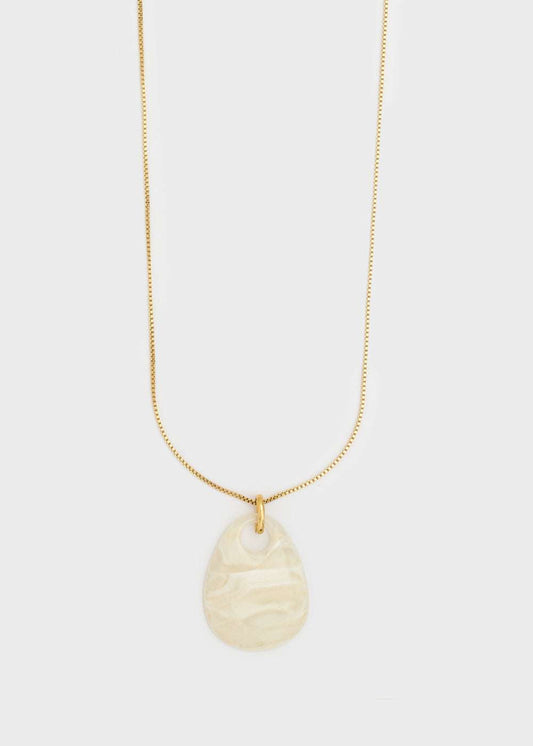 COLLANA ADA LUNGA ACC.INO. RESINA PANNA NALÍ