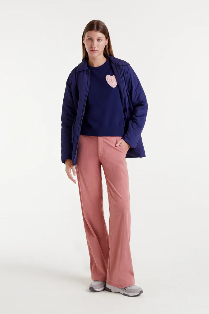 MAGLIA BLU CUORE ROSA COMPANIA FANTASTICA